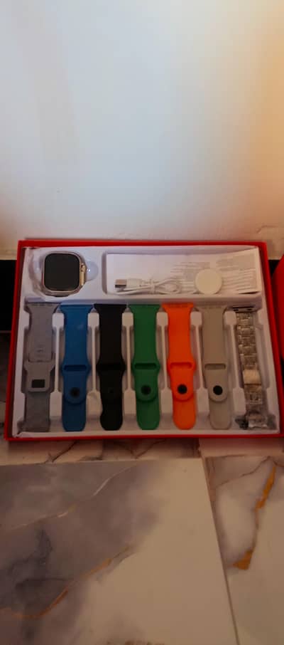 ultra smartwatch infinity display of wireless charging