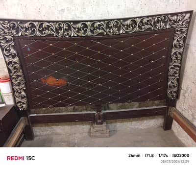 Double bed with side tables used