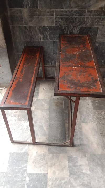 Iron benches different sizes