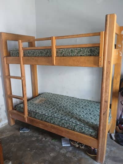 bunker bed double bed wooden bed