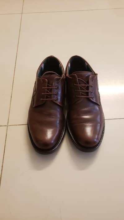 Brown Leather Formal Shoes