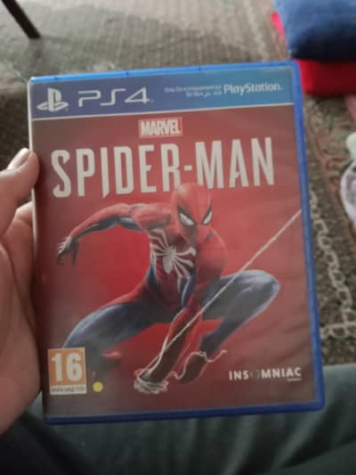 spider man PS4 used mint condition no scratches