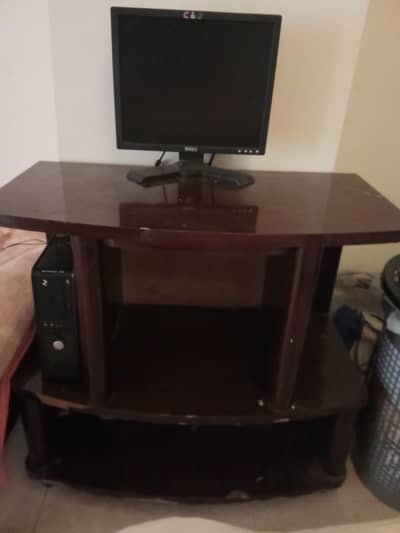 Wooden Console Desk (Computer included)