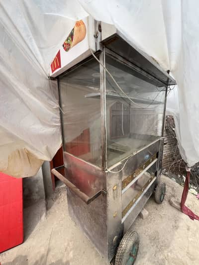 Fast Food Counter with Gas Cylinder & Furniture Set