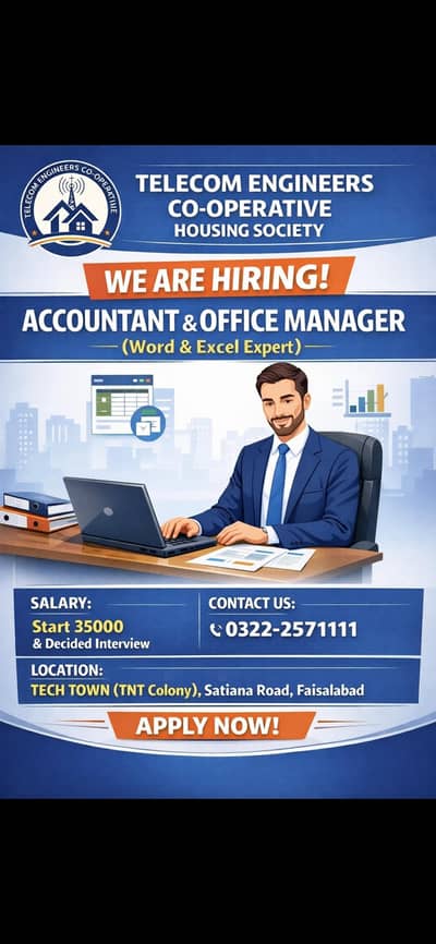 Accountant & Office Manager (Word & Excel Expert)