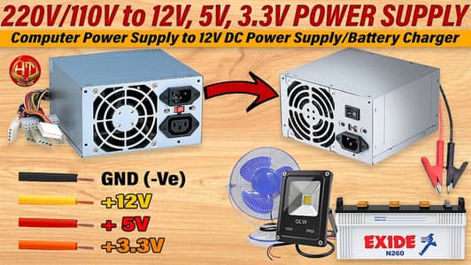 Battery Charger/12 Volt/Battery/Power/server supply/Car amplifier