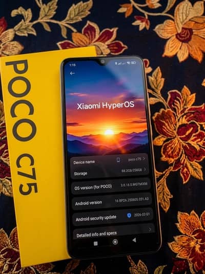 Poco C75 8/256GB  10/10 Condition