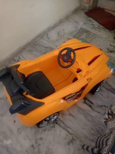 kids electric car with charger and remote