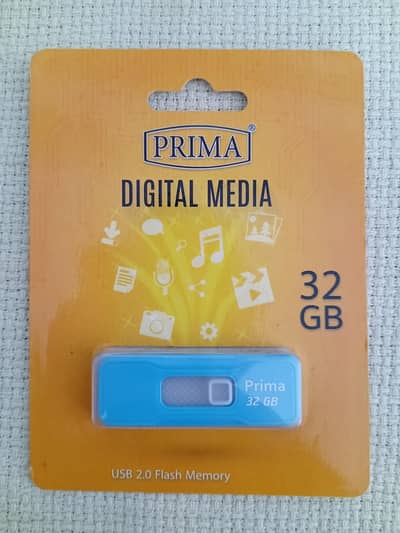Prima 32GB USB Flash Drive – USB 2.0 High Speed Pendrive