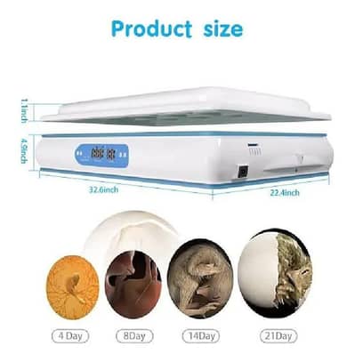FULL AUTOMATIC 120 EGGS INCUBATOR