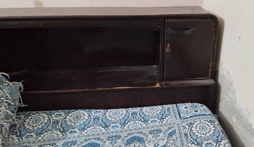 King Size Double Bed with Headboard Storage