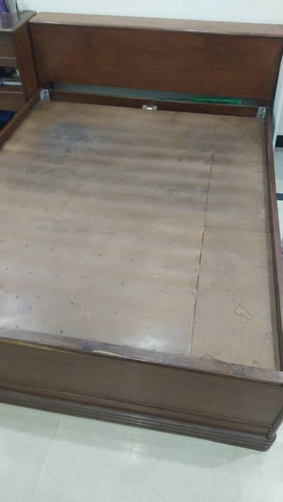 Double Bed for and 2 tables  for sale