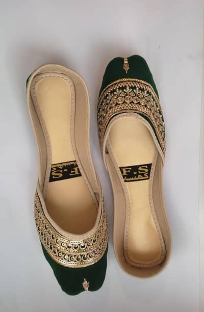 Traditional tranding Khussa and chappl handmade embroidery