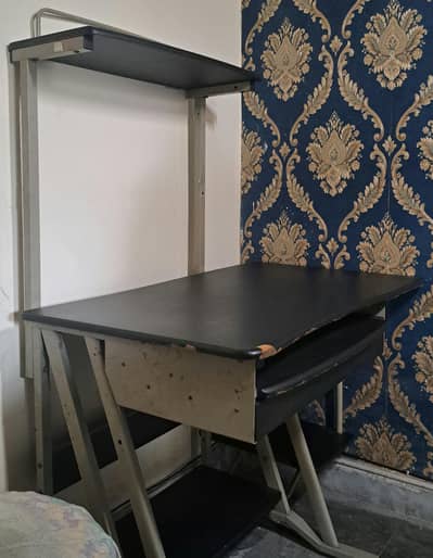 Study Table with a drawer and keyboard tray.