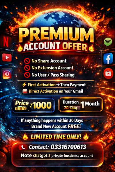 CHATGPT 5 PREMIUM ACCOUNT OFFER  update monthly easier