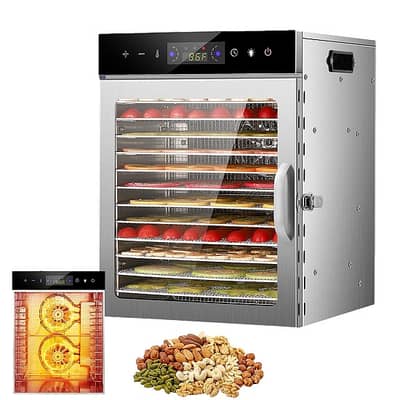 Electric Food Dehydrators Stainless Steel for Commercial & Home