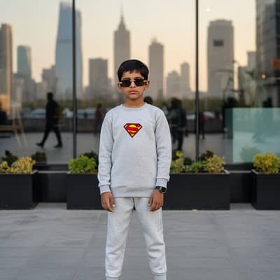 Cool Kids Tracksuit | Winter Casual Sweatshirt & Trouser Set for Boys