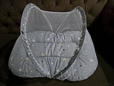 2 Portable Baby Sleeping Nests  (Mosquito net + bolster support)