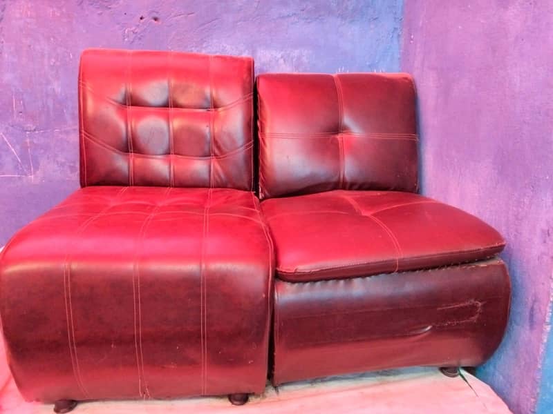 two sofa leather 0