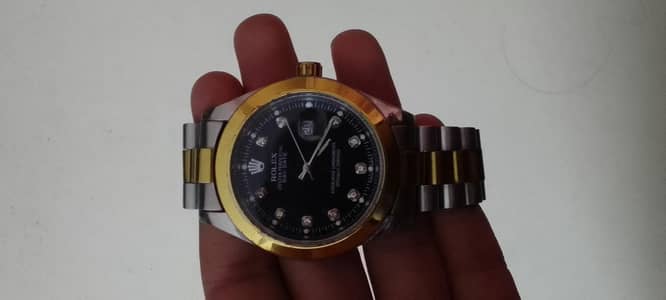 Rolex Style Men’s Watch – Box Available – Excellent Condition