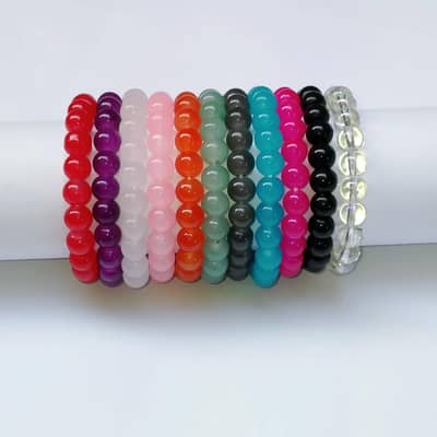 1 Pc Glass Beads Bracelet for girls/women/boys