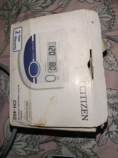 Citizen Digital Blood Pressure Monitor CH-452