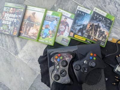 XBOX 360 Orignal / 2 Controllers / 6 orignal Cds
