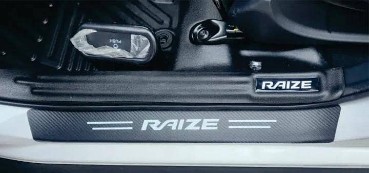 Toyota Raize 2021–2023 Carbon Fiber Door Sill GR | Premium Door Step Protector Plates