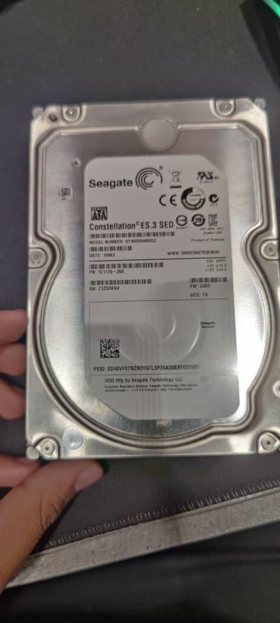 Seagate 4TB Enterprise HDD (ST4000NM0053) - 7200RPM - PC Used