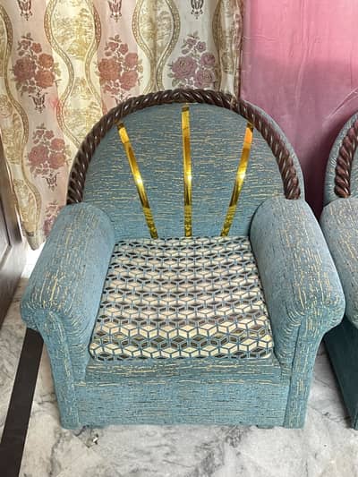 6 seater Sofa Set ( slightly used ) like new