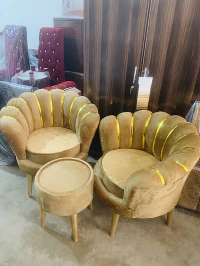 Coffee Chairs and Table Set
