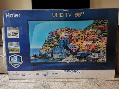 Haier 55 inch UHD TV / LE55K6000U / gaming / Home theater /