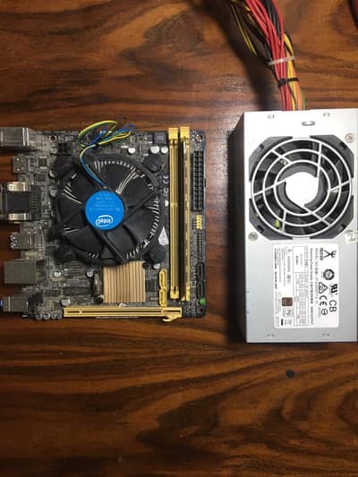 Intel i3 4gen + Asus h81 motherboard +4gb ram + 300 watt psu 80+