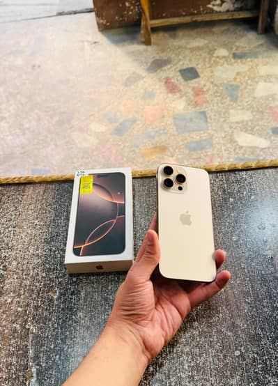 iphone 16 Pro Max With Box 256GB PTA Approved Physical Esim 100 Health