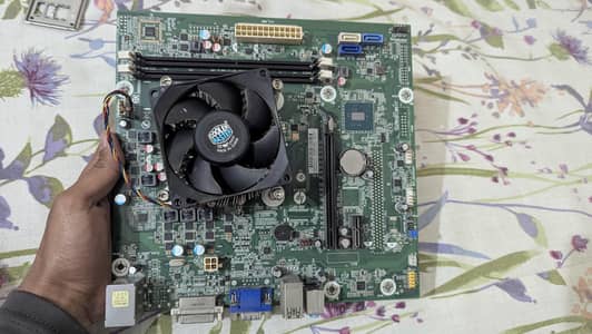 HP 2B5E Motherboard (LGA 1151) + Cooler Master Fan & I/O Shield