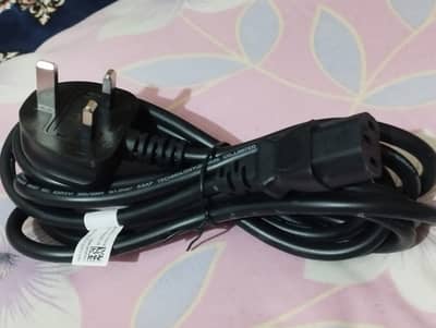 12V Adapter, Computer Power Cable & LED TV Power Cable