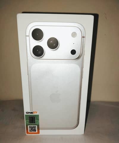 iPhone 17 pro silver 256 GB  PTA approved brand new sealed