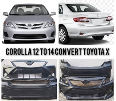 Convert Toyota Corolla 2012–2014 to Toyota X Shape | Professional Mod
