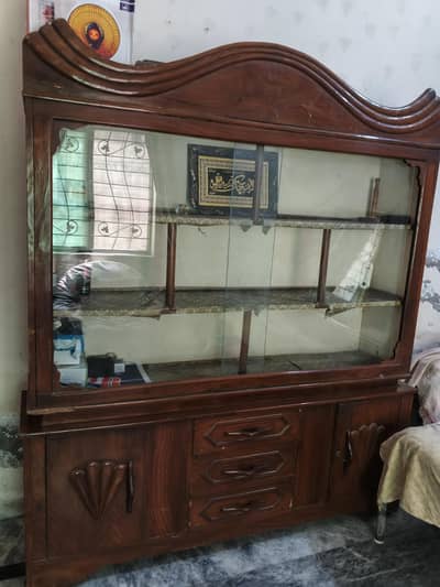 Solid Wood Wooden Showcase