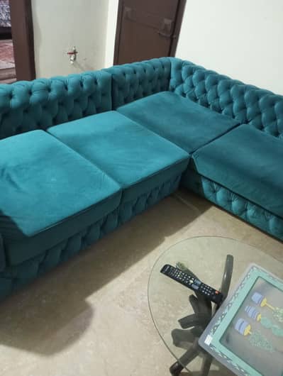 L shaped sofa used