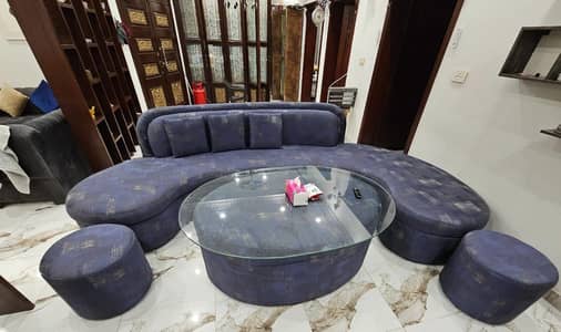 U shape sofa set