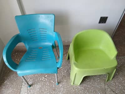2 kids chairs in good condition 9/10
