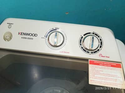 Kenwood washing machine single tub