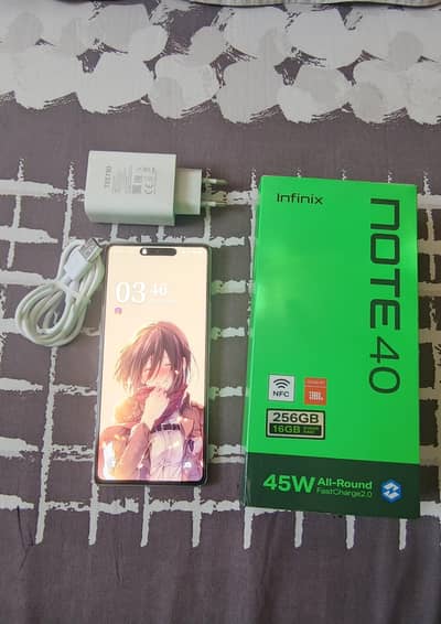 Infinix note 40 8/256 condition 10/9