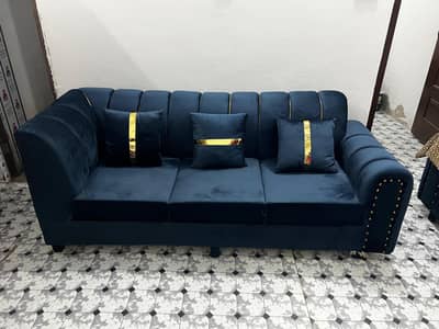 L shape sofa set (6 seater)