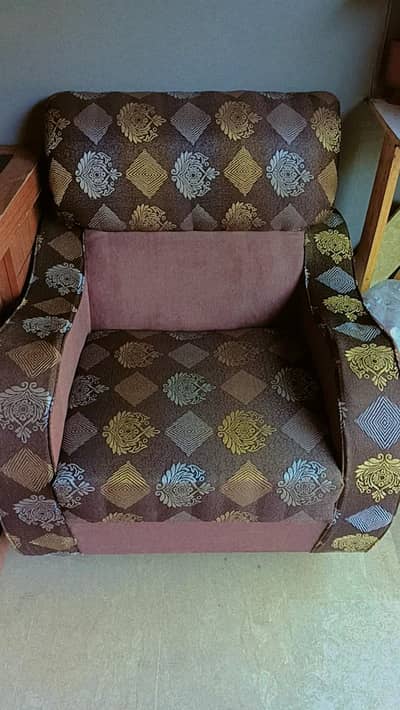 ARGENT SELL 3 SEATER SOFA SET