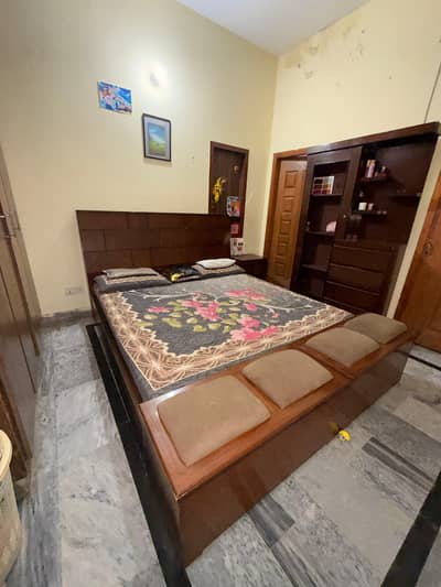 King Size bed with Dressing table and Side tables