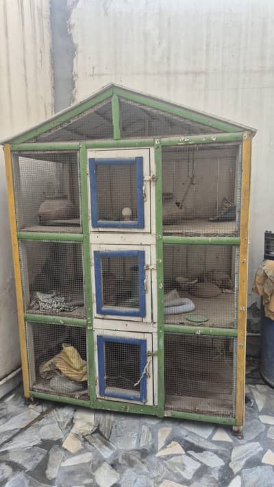 Pet Cage Pinjra Parrot Kabootar Teetar
