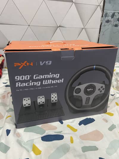 PXN V9 Racing Wheel With Stand – Like New | 100% Working