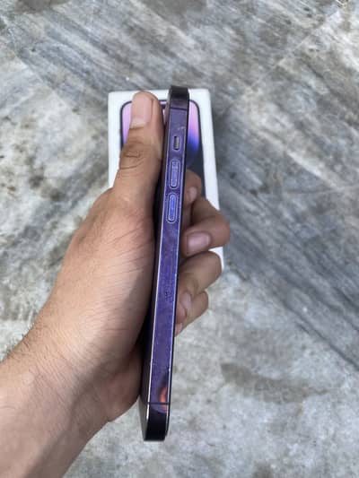 I phone 14 pro Deep purple 128GB Non pta factory unlock Box aviable